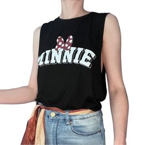 DISNEY Minnie Mouse Sleeveless Tank Top Size Large